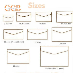 50pcs Custom Envelopes for Jewelry Packaging