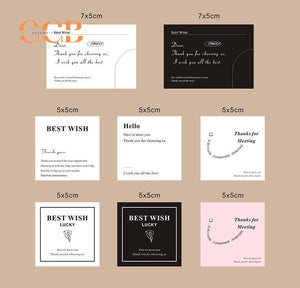 100pcs Custom Sealing Stickers for Jewelry Box Packaging