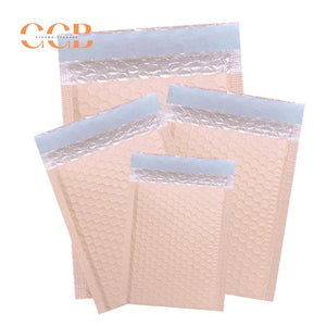10pcs Cream Padded Bubble Envelopes for Jewelry Packaging Wholesale