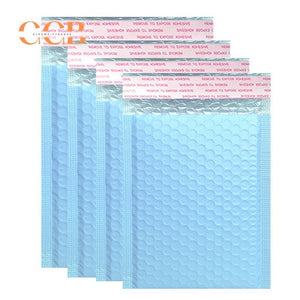 10pcs Sky Blue Padded Bubble Envelopes