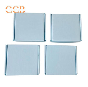 10pcs Blue Corrugated Cardboard Shipping Boxes for Jewelry Packaging Wholesale