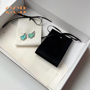 100pcs Cotton Canvas Jewelry Display Cards
