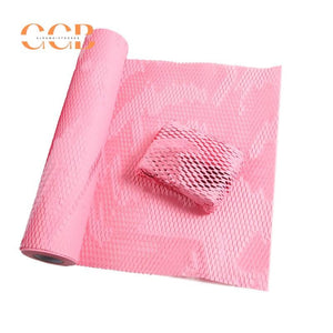 Pink Honeycomb Kraft Paper Roll for Jewelry Packaging Wholesale