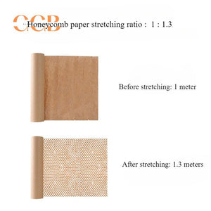 White Honeycomb Kraft Paper Roll for Eco Jewelry Packaging Wholesale