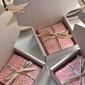 Pink Honeycomb Kraft Paper Roll for Jewelry Packaging Wholesale