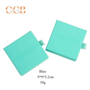 50 pcs Blue Custom Jewelry Drawer Boxes