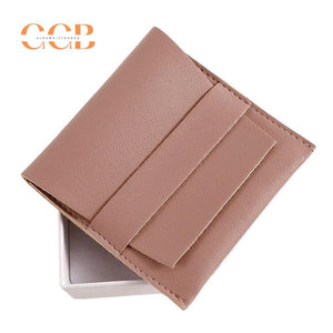 10pcs Pink Vegan Leather Jewelry Flap Bags