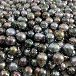 3A Tahitian Baroque Peacock Blue Green Pearl Undrilled