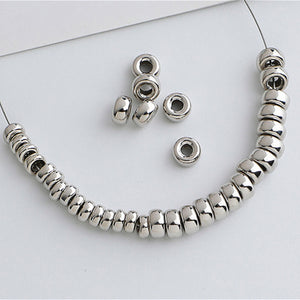 10pcs 3-8mm S925 Gold-Plated Bubble Spacer Beads for DIY Jewelry Making