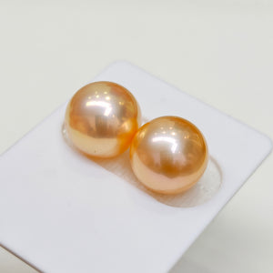 5A One Pair Natural Edison Freshwater Pearls Blueberry Purple Metallic Rare Color Loose Pearls for Custom 18K Earrings or Pendant