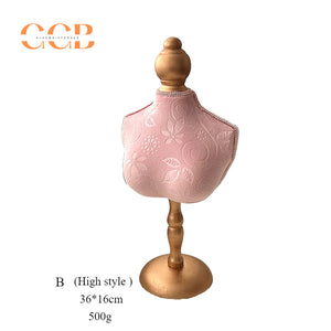 Retro Necklace Display Stand for Jewelry Mannequin Holder