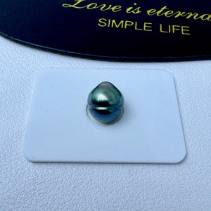 3A Tahitian Baroque Peacock Blue Green Pearl Undrilled