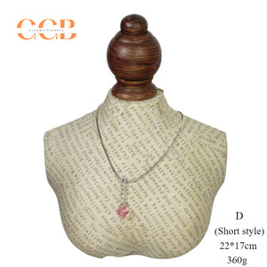 Retro Necklace Display Stand for Jewelry Mannequin Holder