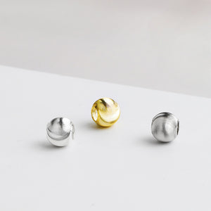 S925 Gold-Plated Cat's Eye Spacer Beads for DIY Jewelry Projects