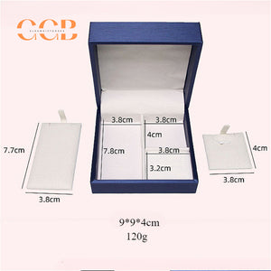 Set Jewelry PU leather jewelry box