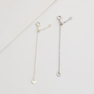 10pcs 8cm S925 Sterling Silver Cross Extension Chain