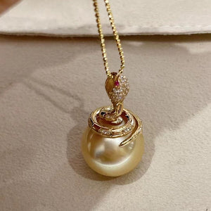 S925 Sterling Silver Snake Pendant Setting