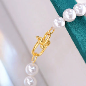 S925 Sterling Silver Interlock U Shape Clasp for Jewelry Making