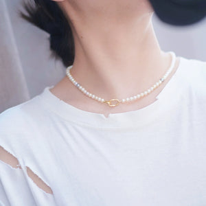 S925 Sterling Silver Oval and Rectangular Clasp for Pearl Necklace Bracelet