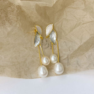 long leaf tassel earrings settings