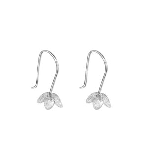 Brushed Flower Earring Hook settings