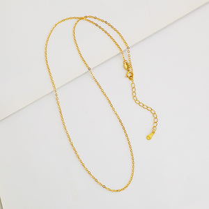 S925 Sterling Silver Cross Chain Necklace