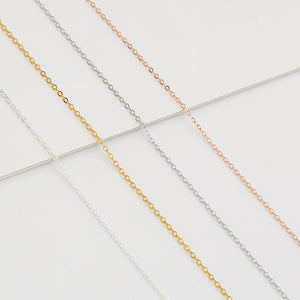 S925 Sterling Silver Cross Chain Necklace