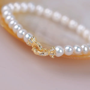 S925 Sterling Silver Floral Circle Buckle Clasp for Jewelry Making