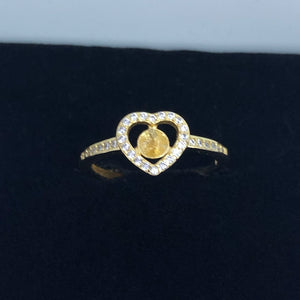 S925 Sterling Silver Heart Pearl Ring Setting
