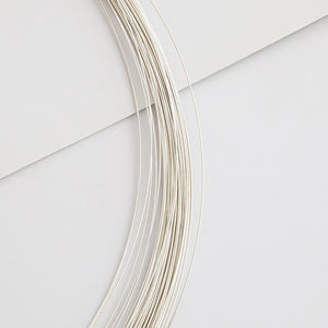 S925 Sterling Silver Thread for DIY Jewelry Making - 0.4-0.5mm Beading Wire