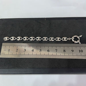 S925 sterling silver half chain buckle