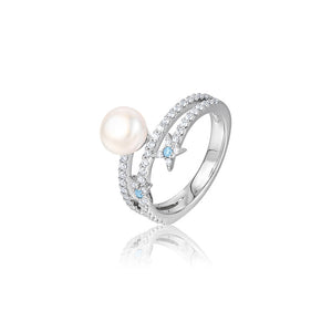 Star pearl ring setting