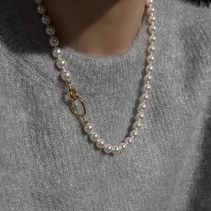 S925 Sterling Silver Big and Small Circle Geometric Clasp