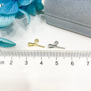 S925 Sterling Silver Gold Leaf Pendant Setting