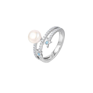 Star pearl ring setting