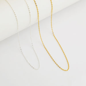 S925 Sterling Silver Cross Chain Necklace