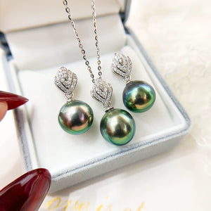 Sterling Silver Pearl Earring Pendant Settings