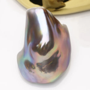 3A 17–18mm Freshwater Keshi Pearl, Irregular Nugget Loose Bead 1pc