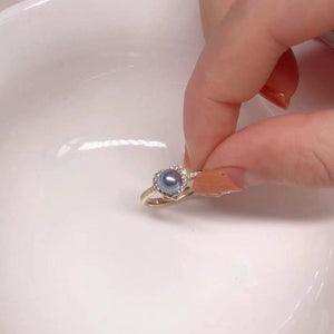 S925 Sterling Silver Heart Pearl Ring Setting