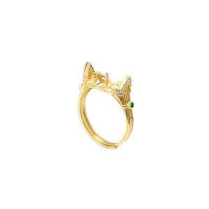 Hollow pearl ring setting