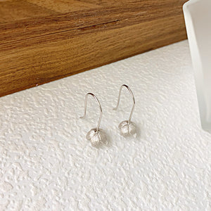 Brushed Flower Earring Hook settings