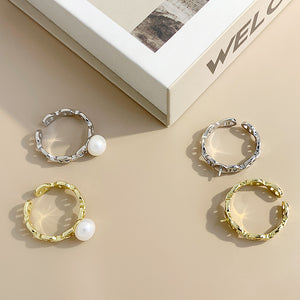 Daily wear pearl ring setting