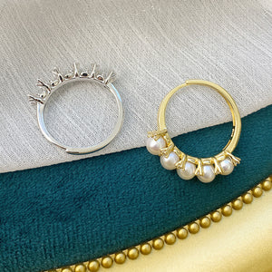 Balance beam pearl setting