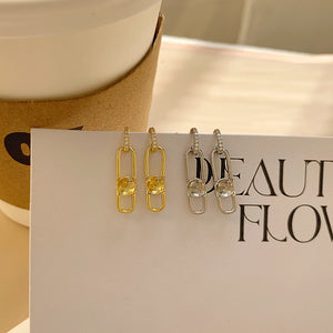 paper clip pearl earring settings