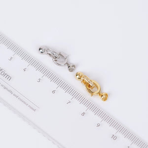 S925 Sterling Silver Double Circle Clasp for Jewelry Making