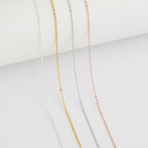 S925 Sterling Silver Cross Chain Necklace