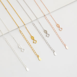 S925 Sterling Silver Cross Chain Necklace