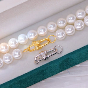 S925 Sterling Silver Interlock U Shape Clasp for Jewelry Making