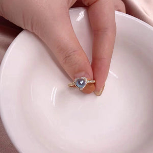 S925 Sterling Silver Heart Pearl Ring Setting