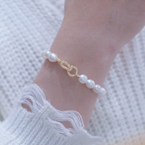 S925 Sterling Silver Rectangular and Circle Clasp for Jewelry Making